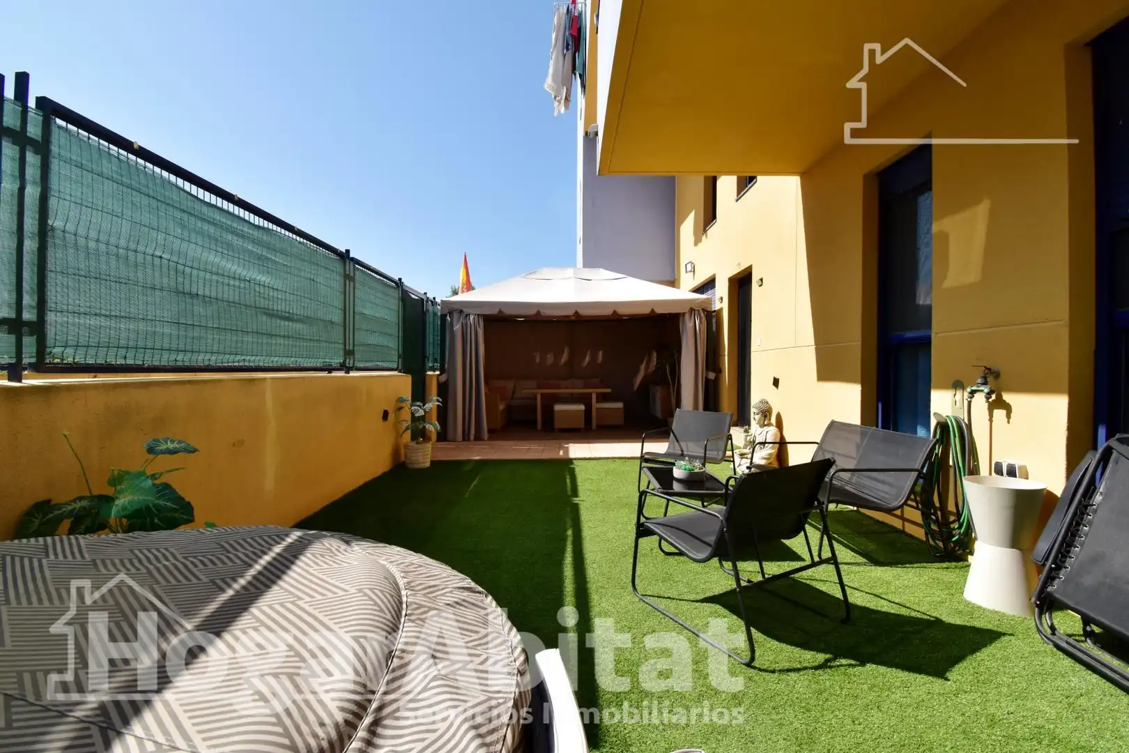 Terraza de Piso en venta en Bellreguard con Aire acondicionado, Calefacción y Jardín privado