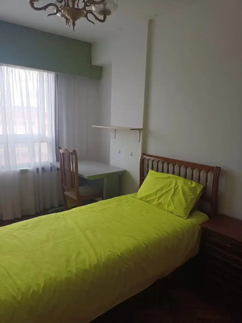 Bedroom of Flat for rent in A Coruña Capital   with Heating, Parquet flooring and Furnished