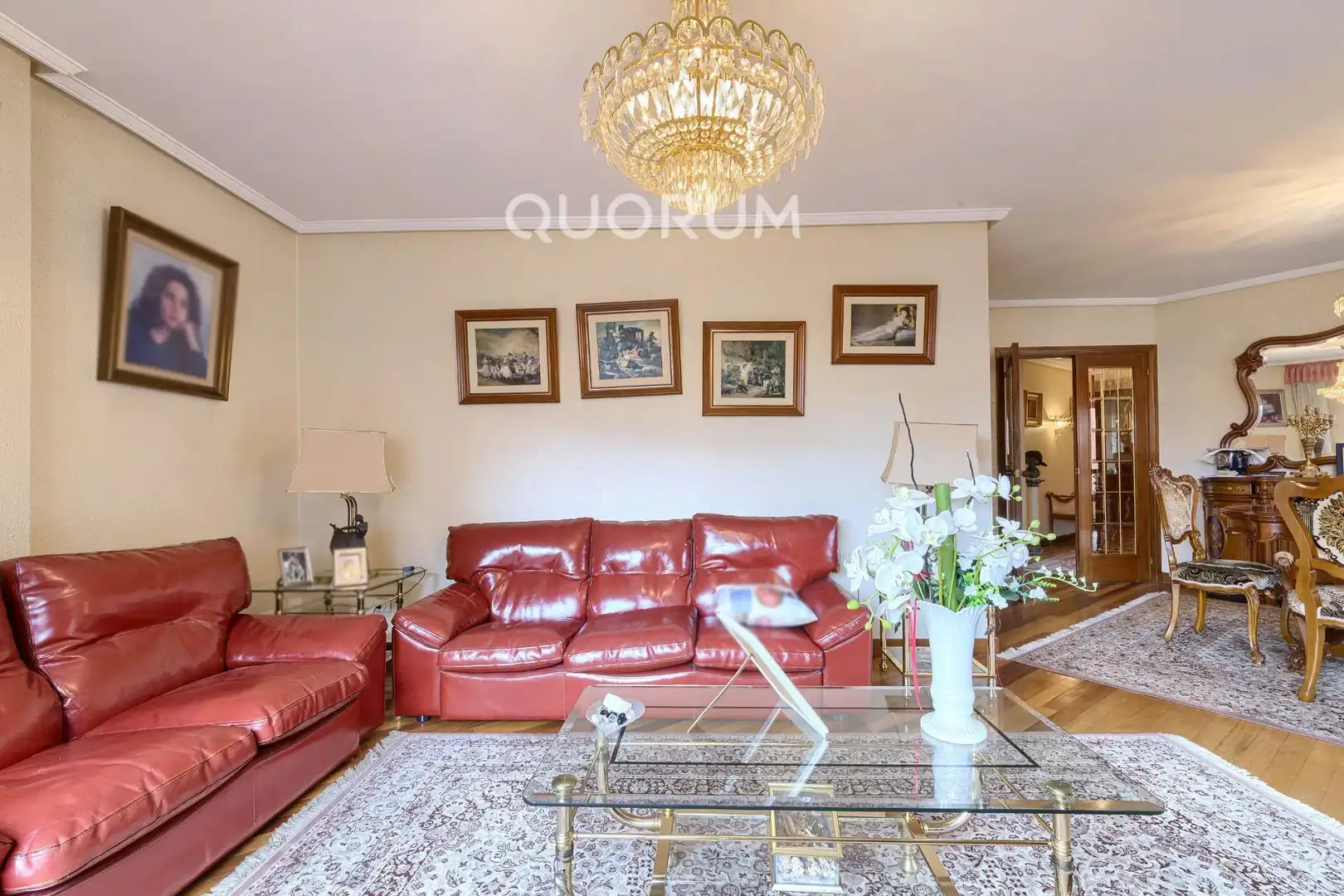 Sala de estar de Piso en venta en Basauri  con Calefacción, Terraza y Amueblado