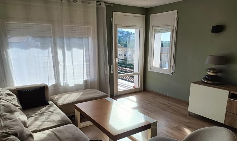 Sala d'estar de Àtic en venda en Roses amb Calefacció, Jardí privat i Moblat