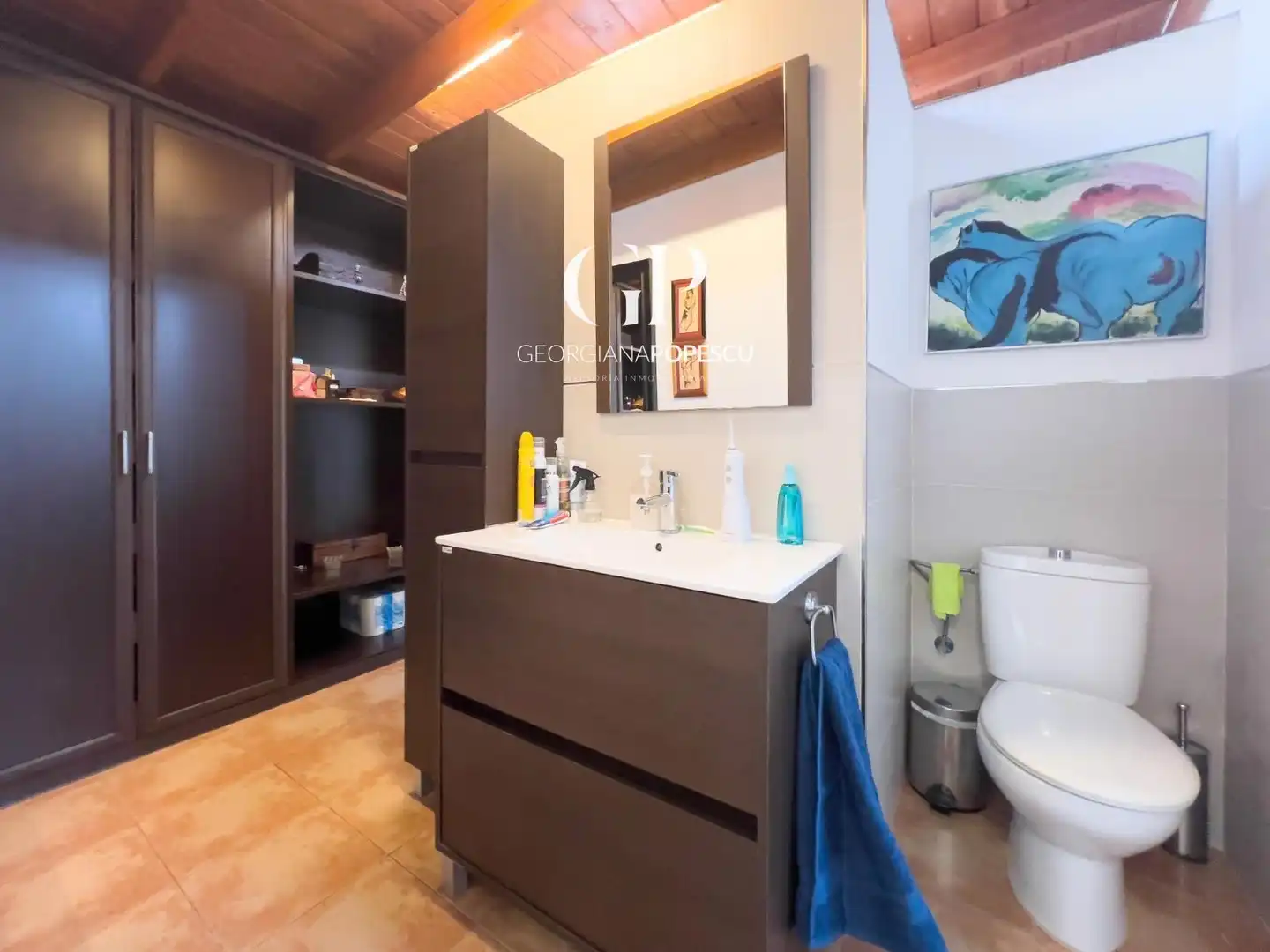 Badezimmer von Haus oder Chalet zum Verkauf in Antigua mit Klimaanlage, Privatgarten und Terrasse
