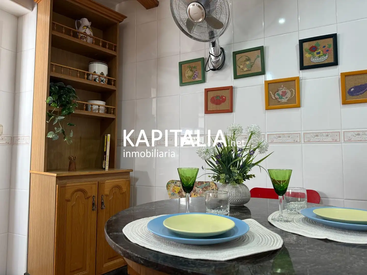 Kitchen of Flat for sale in Xàtiva  with Balcony