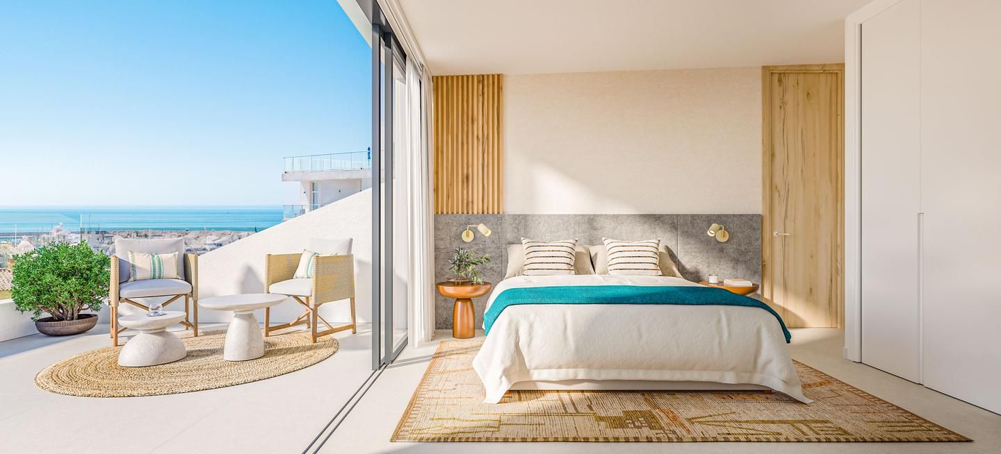 Bedroom of Duplex for sale in Benalmádena  with Air Conditioner, Heating and Private garden