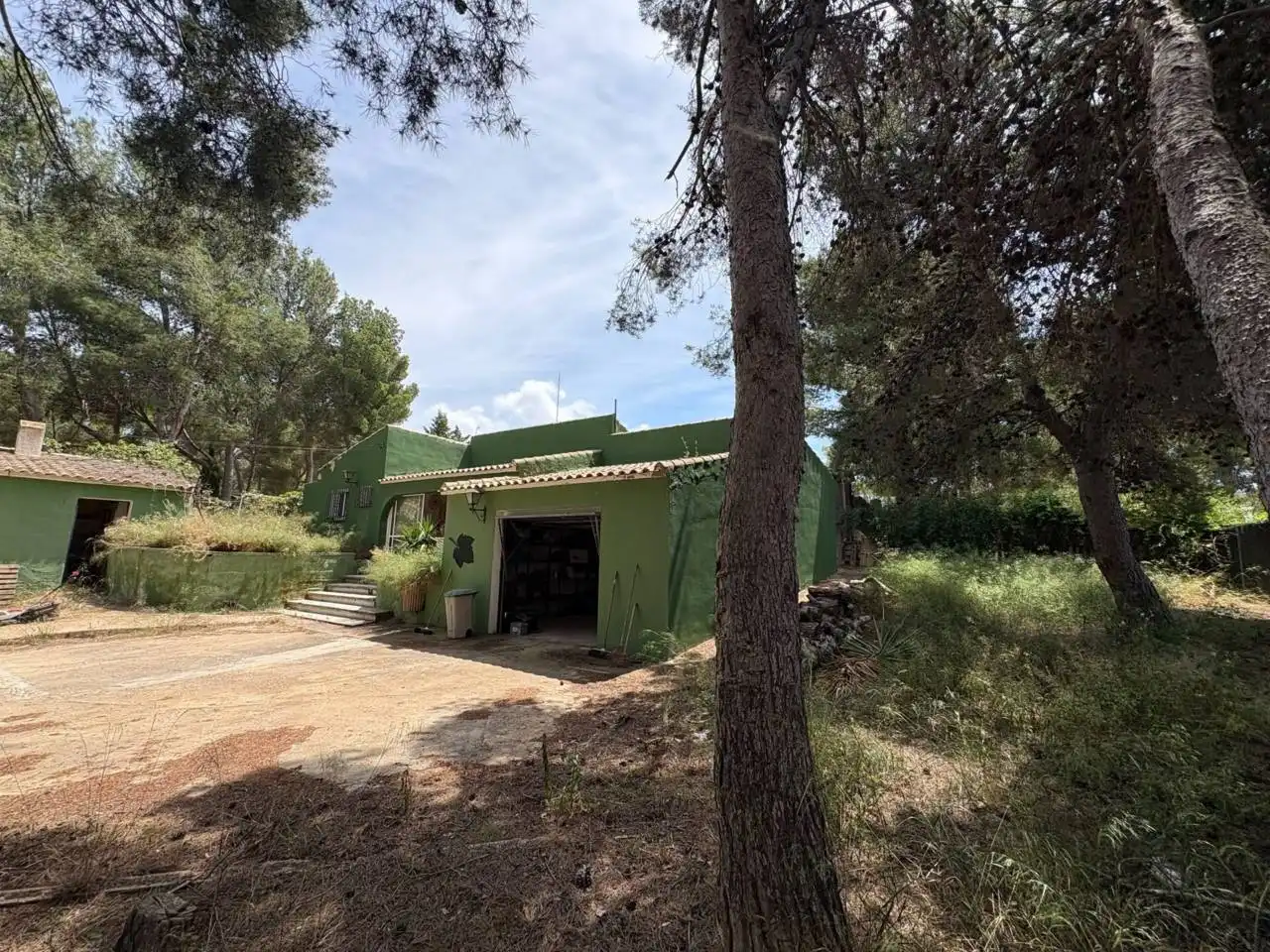 Vista exterior de Casa o chalet en venta en Tibi con Calefacción, Jardín privado y Amueblado