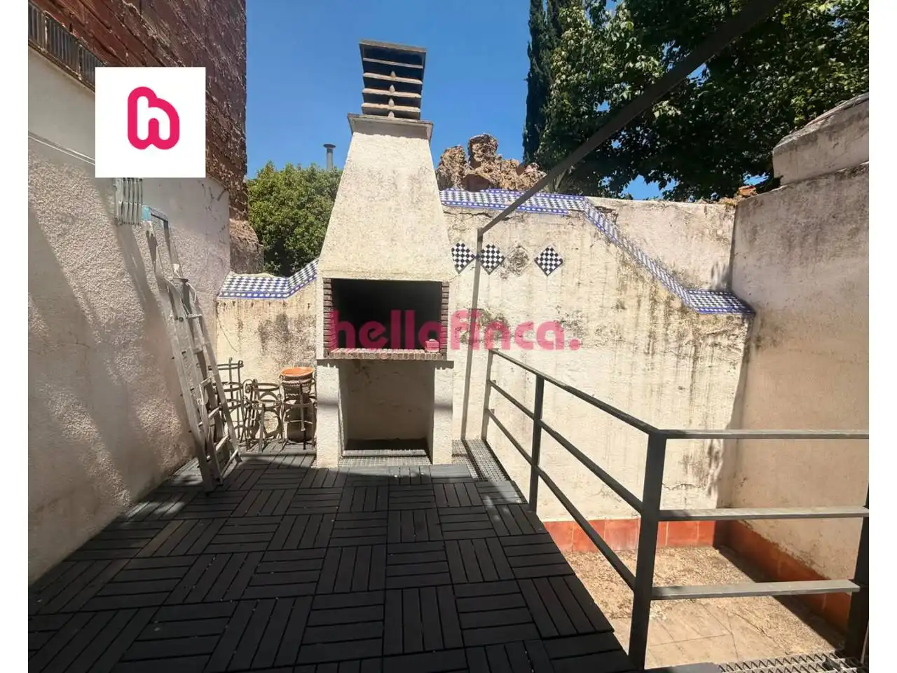 Terrasse von Wohnung zum Verkauf in Badalona mit Heizung, Privatgarten und Terrasse