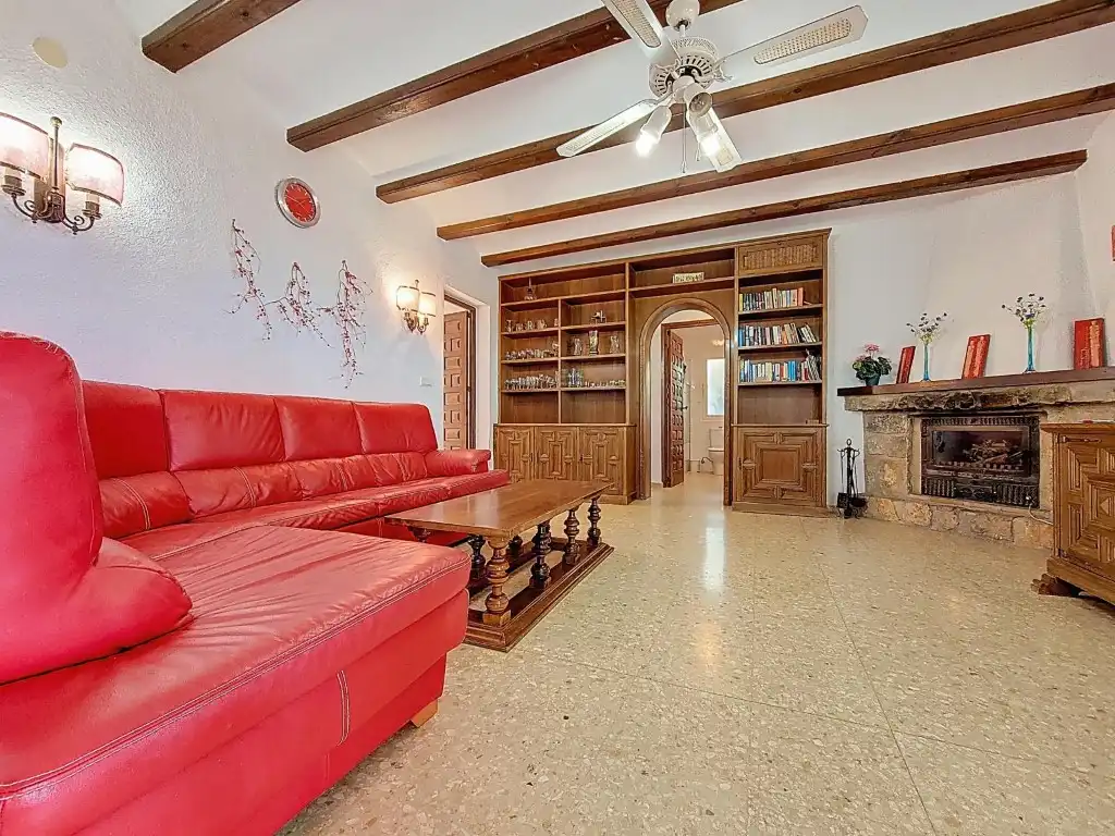 Sala de estar de Casa o chalet en venta en Dénia con Terraza y Piscina