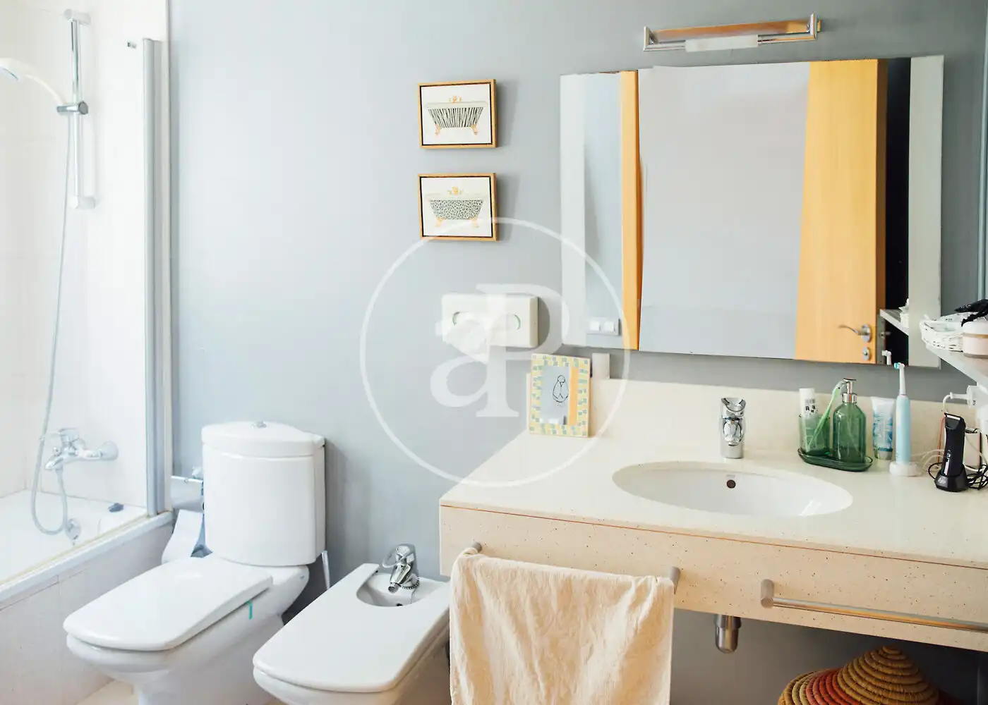 Baño de Casa o chalet de alquiler en Sant Vicenç de Montalt con Aire acondicionado, Calefacción y Jardín privado