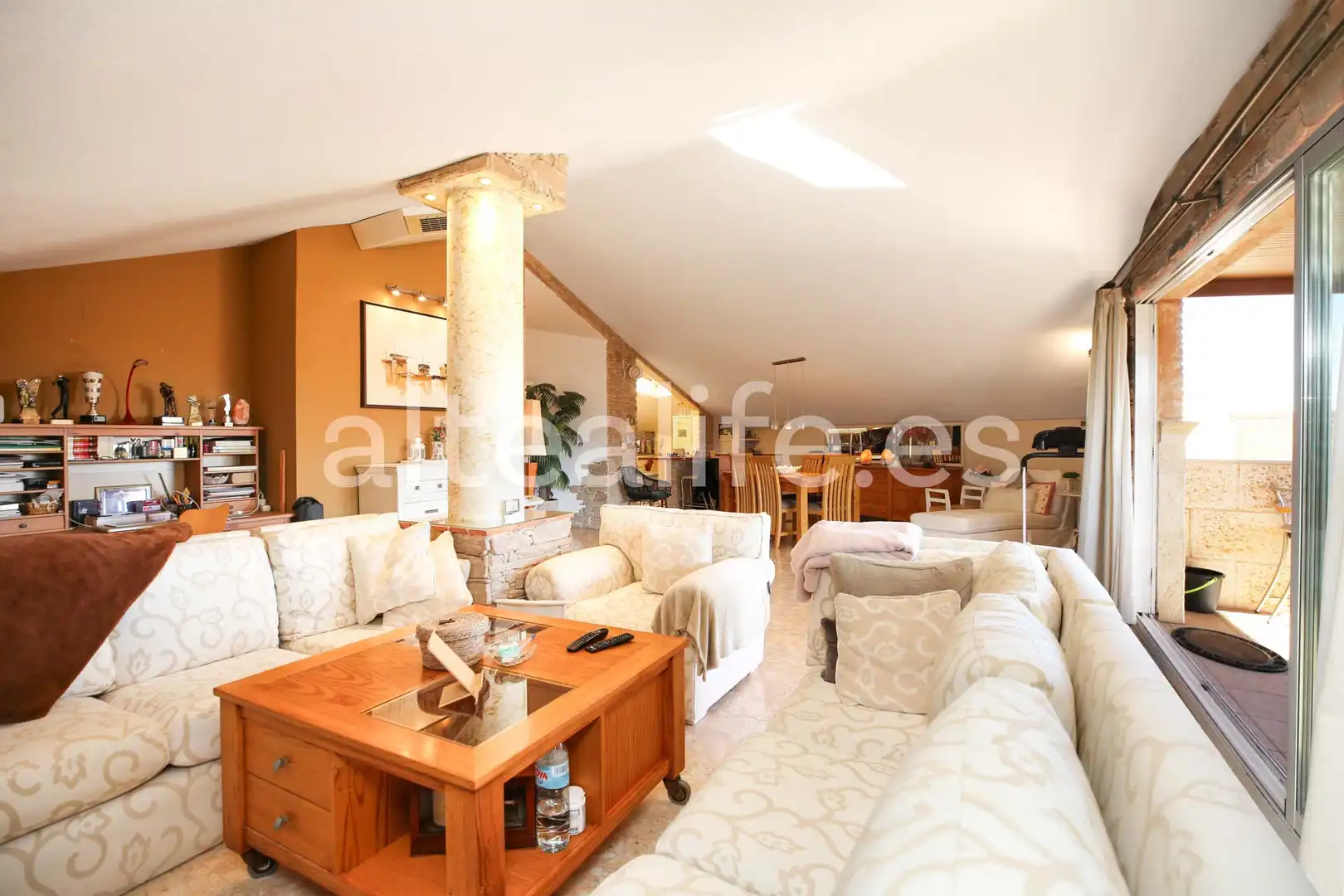 Sala d'estar de Apartament en venda en Altea amb Aire condicionat, Calefacció i Terrassa