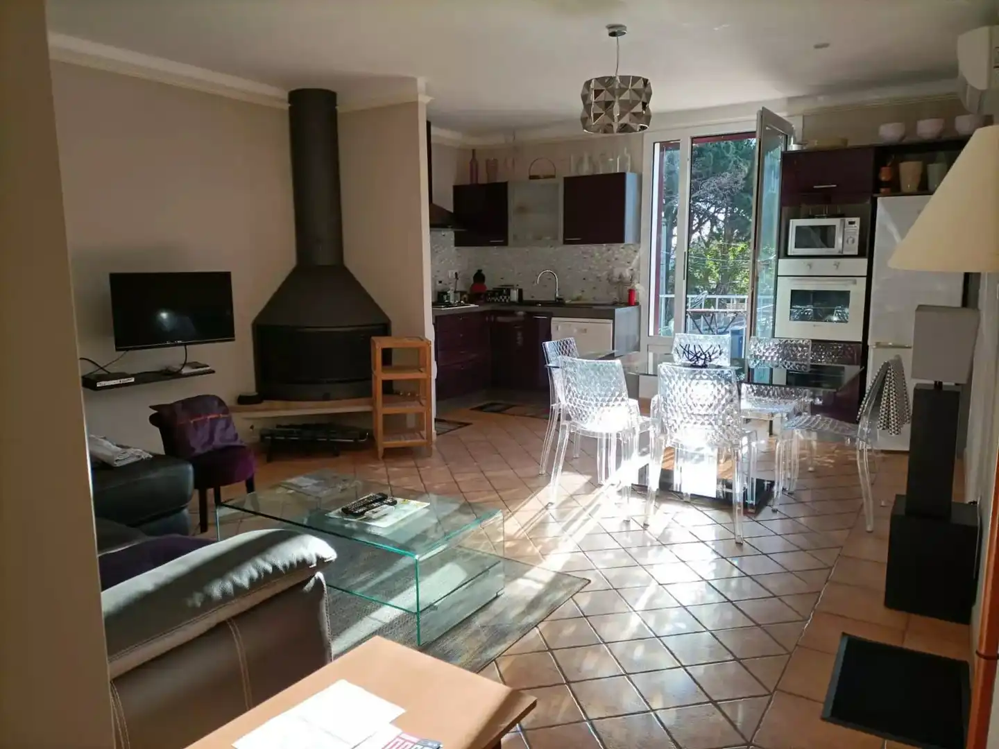 Sala d'estar de Casa o xalet en venda en Colera amb Aire condicionat, Calefacció i Jardí privat
