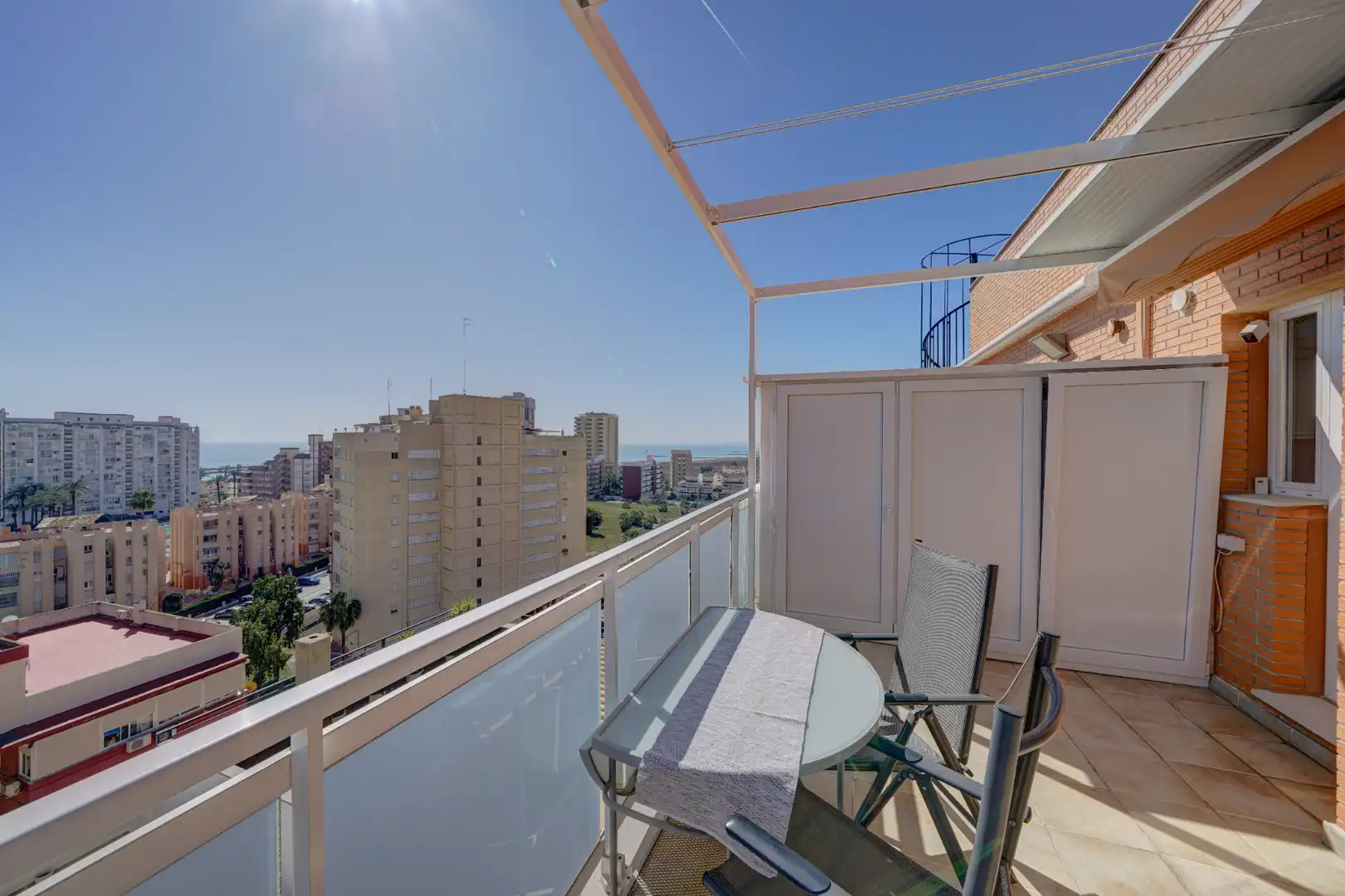 Terrasse von Dachboden zum Verkauf in La Pobla de Farnals mit Klimaanlage, Heizung und Terrasse
