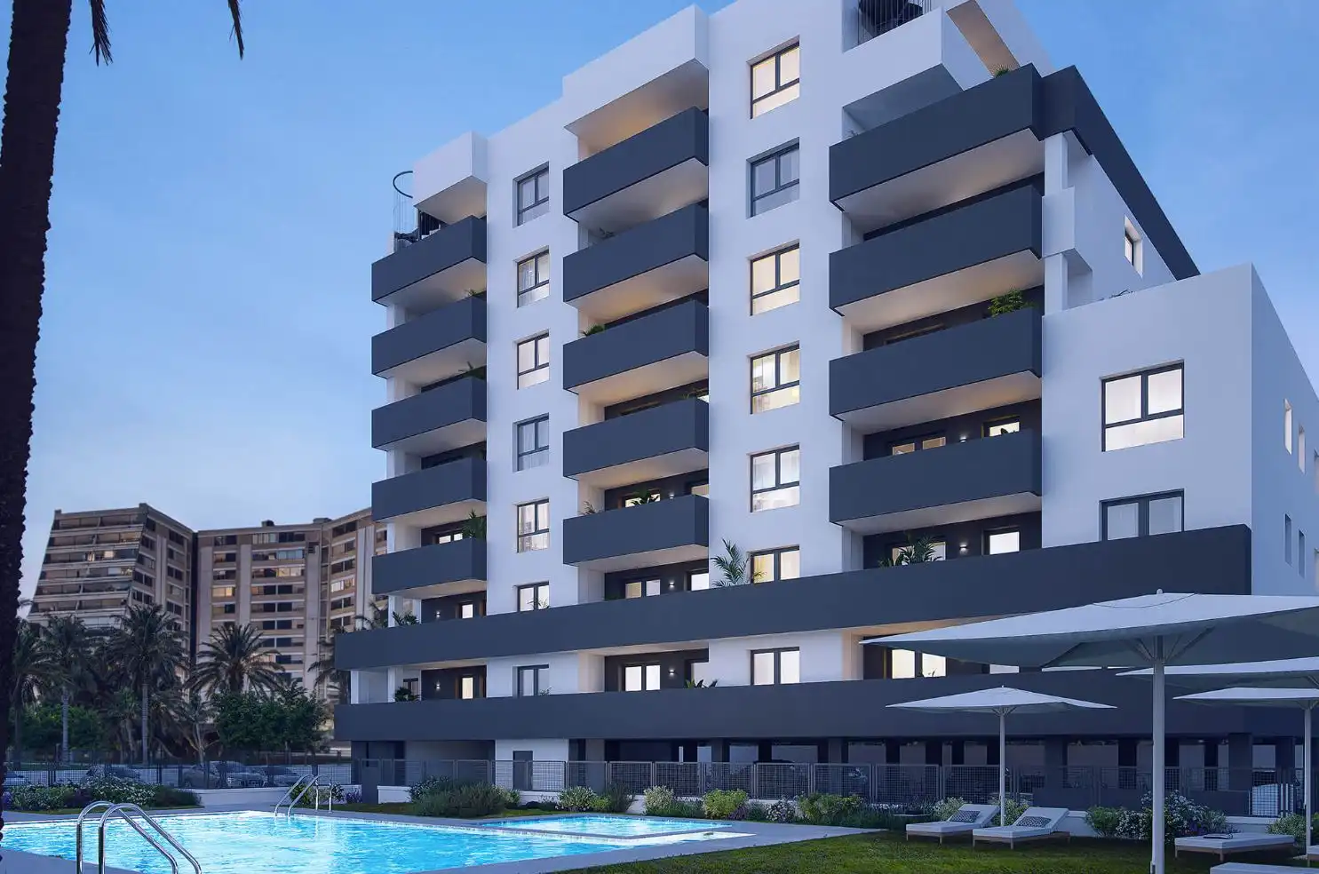 Appartement compact neuf avec piscine à vendre à Calle los Naranjos 14, imagen 5