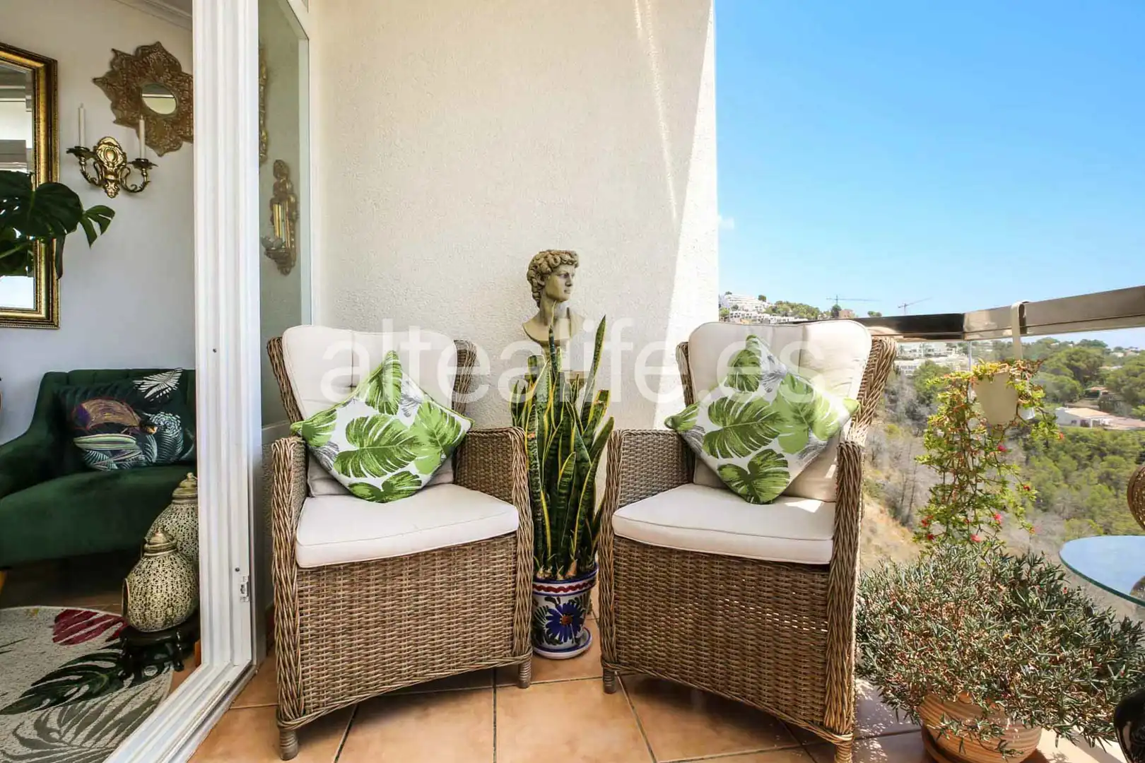Terrassa de Apartament en venda en Altea amb Aire condicionat, Terrassa i Forn