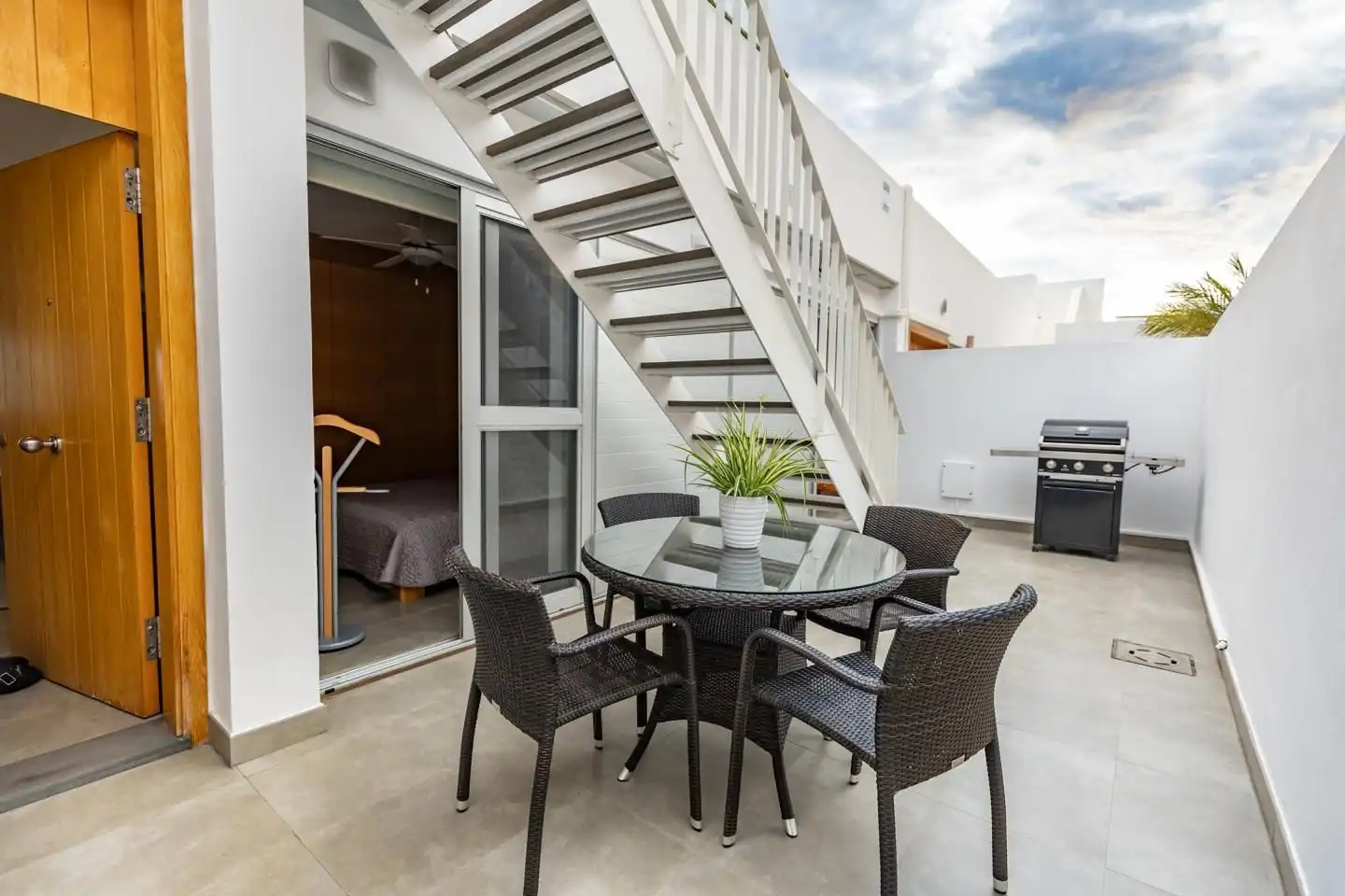 Terrasse von Dachboden zum Verkauf in Adeje mit Klimaanlage, Abstellraum und Möbliert