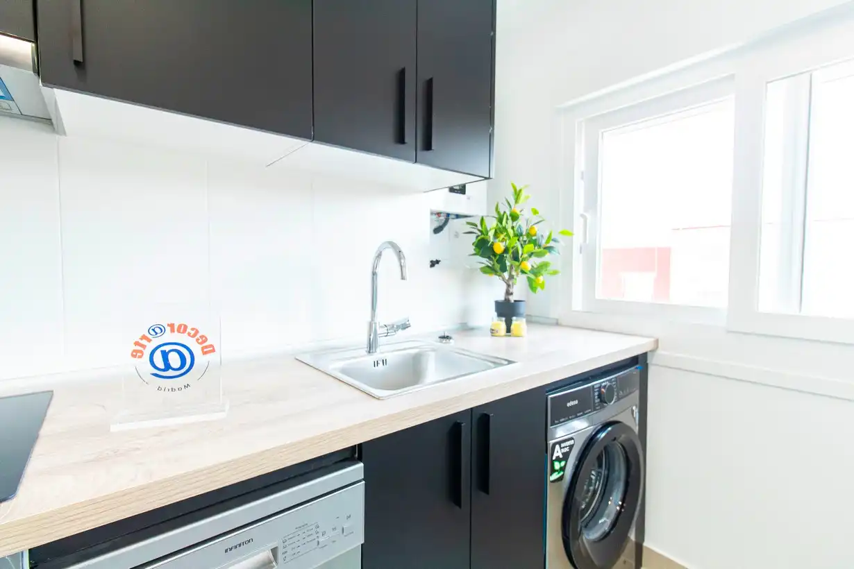 Cocina de Piso de alquiler en Madrid con Aire acondicionado, Calefacción y Terraza