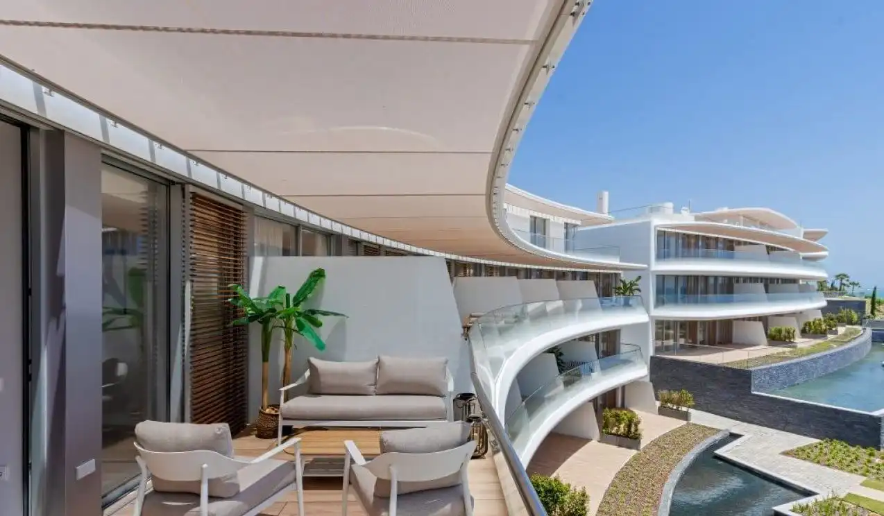 Terrassa de Apartament en venda en Estepona amb Aire condicionat, Calefacció i Jardí privat