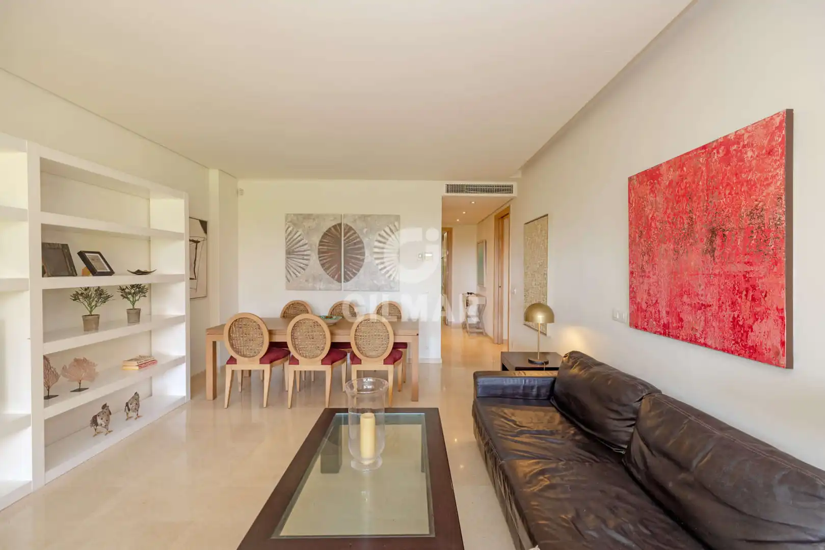 Sala de estar de Apartamento en venta en Sotogrande con Calefacción, Jardín privado y Trastero