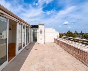 Terrace of Attic to rent in Pozuelo de Alarcón  with Air Conditioner, Heating and Furnished