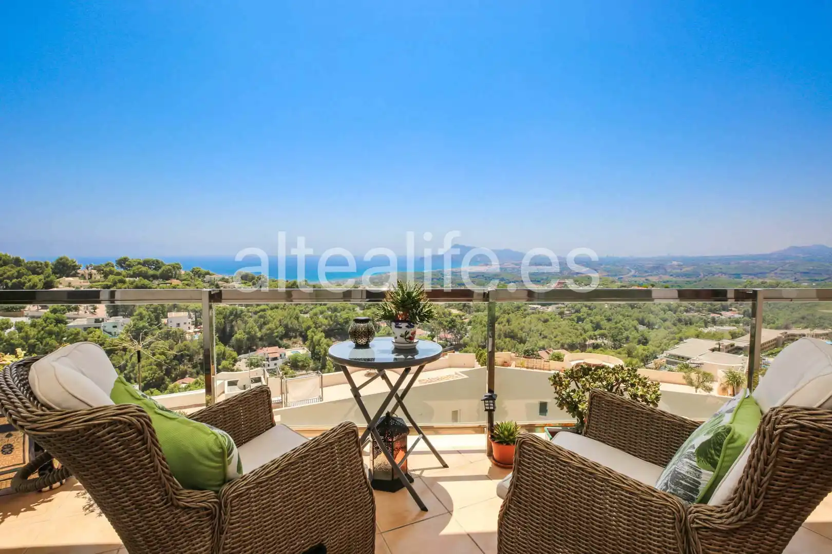 Terrassa de Apartament en venda en Altea amb Aire condicionat, Terrassa i Forn