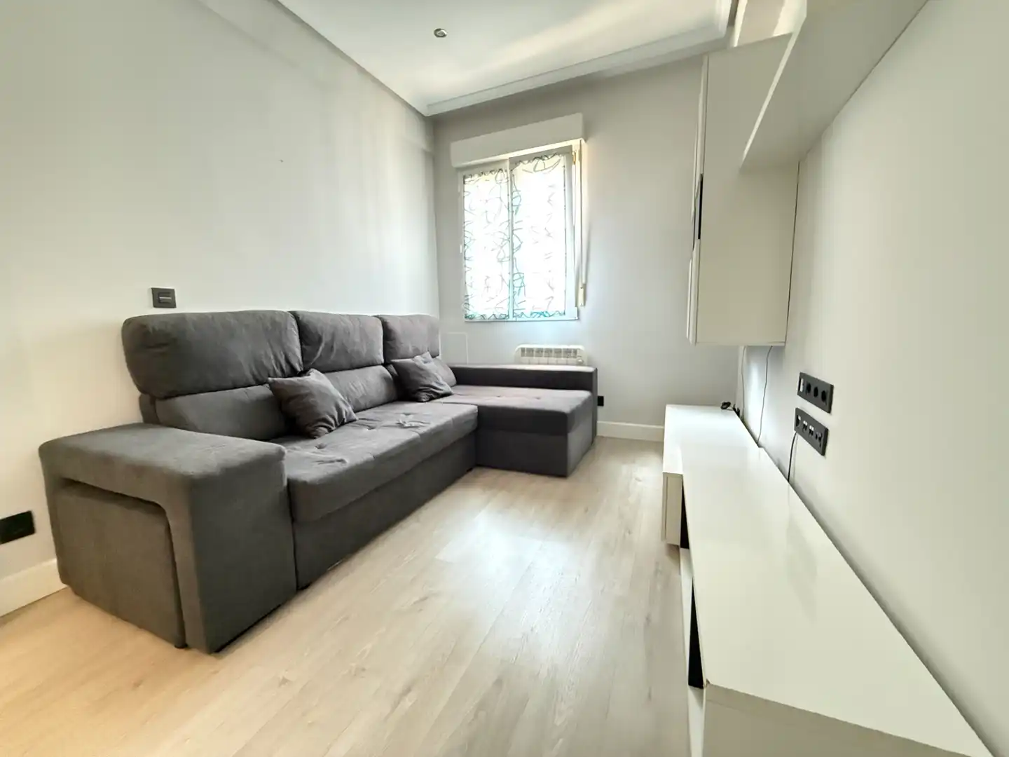 Sala de estar de Piso en venta en Bilbao  con Calefacción y Amueblado