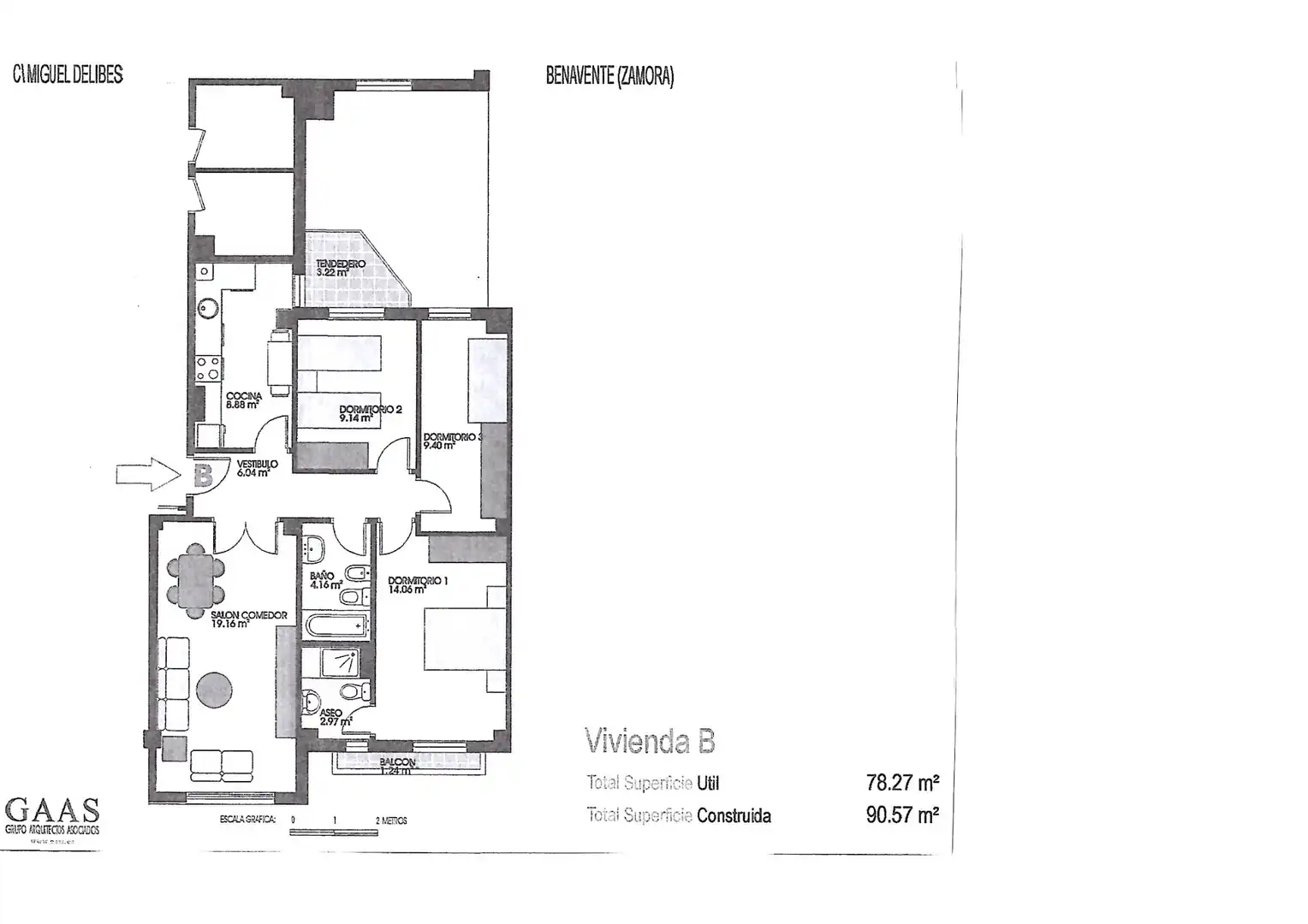 Flat for sale in Benavente  with Heating, Private garden and Parquet flooring