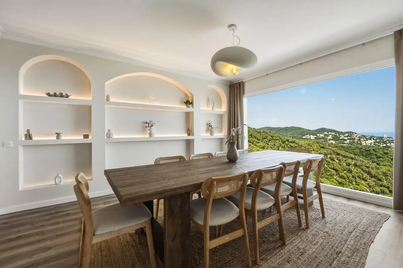 Comedor de Casa o chalet en venta en Lloret de Mar con Calefacción, Jardín privado y Terraza