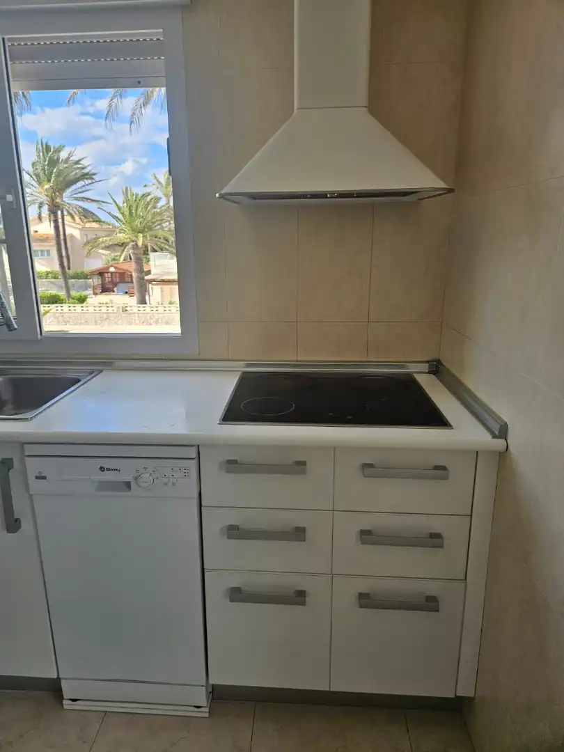 Kitchen of Apartments for sale in La Manga del Mar Menor  with Air Conditioner, Terrace and Furnished