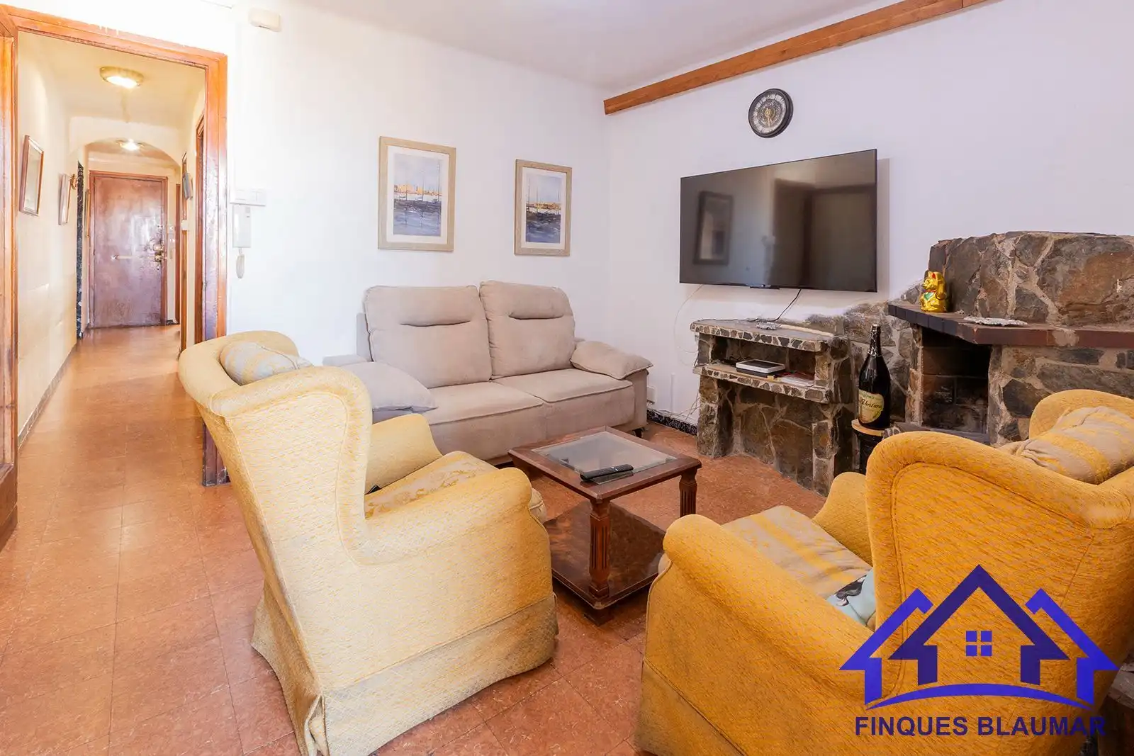 Sala de estar de Piso en venta en Arenys de Mar con Terraza