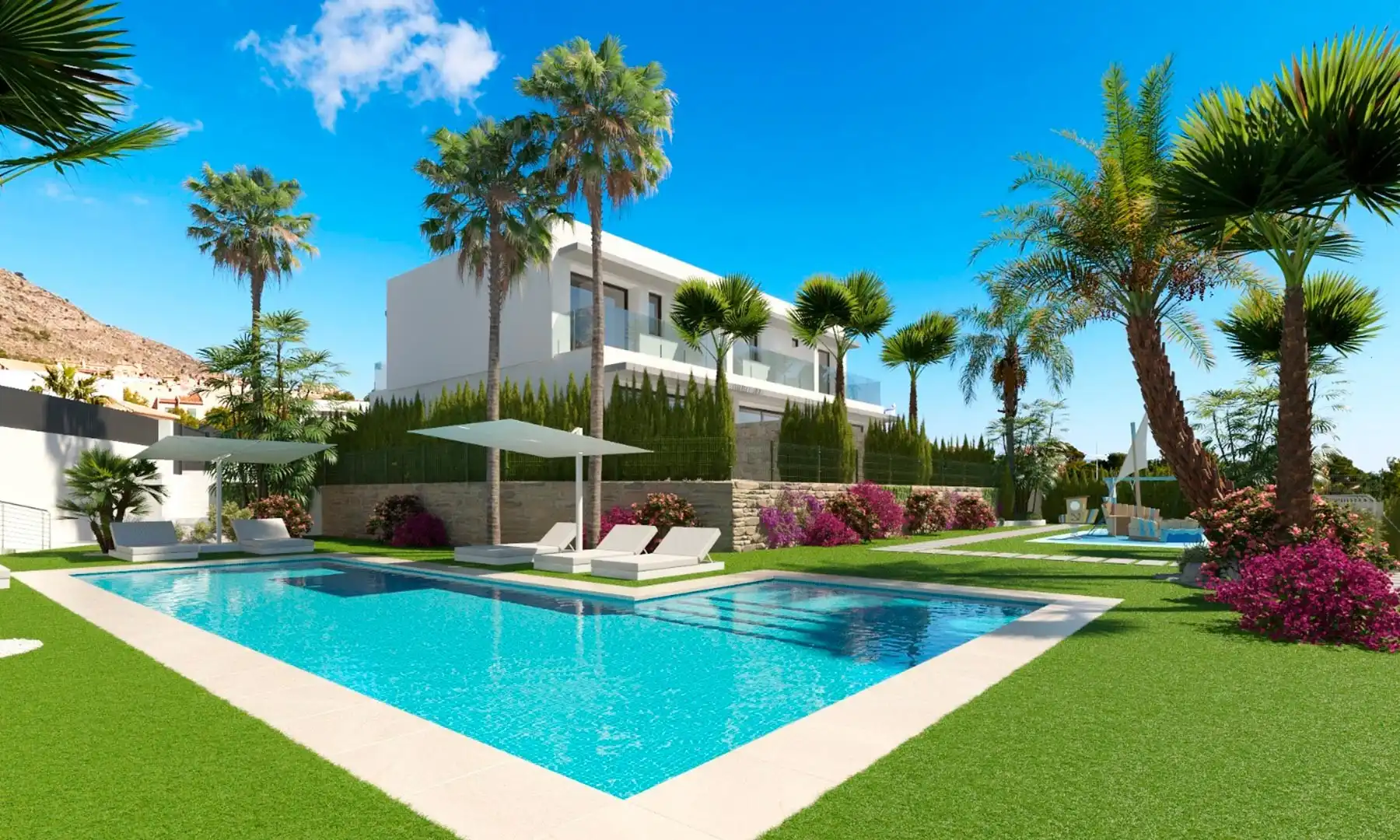 Xalet amb piscina en venda a Golf Bahía