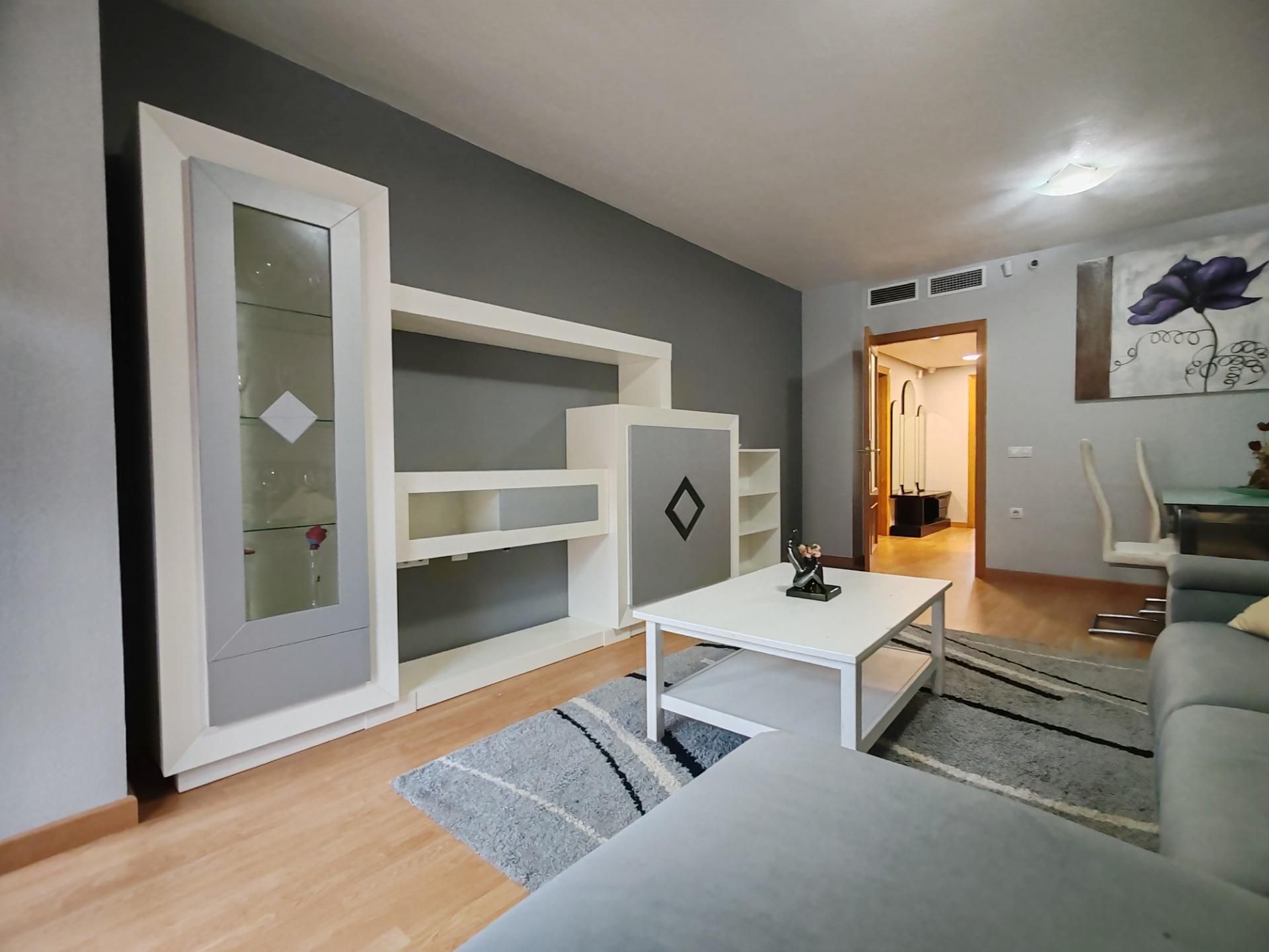 Sala d'estar de Pis de lloguer en  Murcia Capital amb Aire condicionat, Calefacció i Balcó