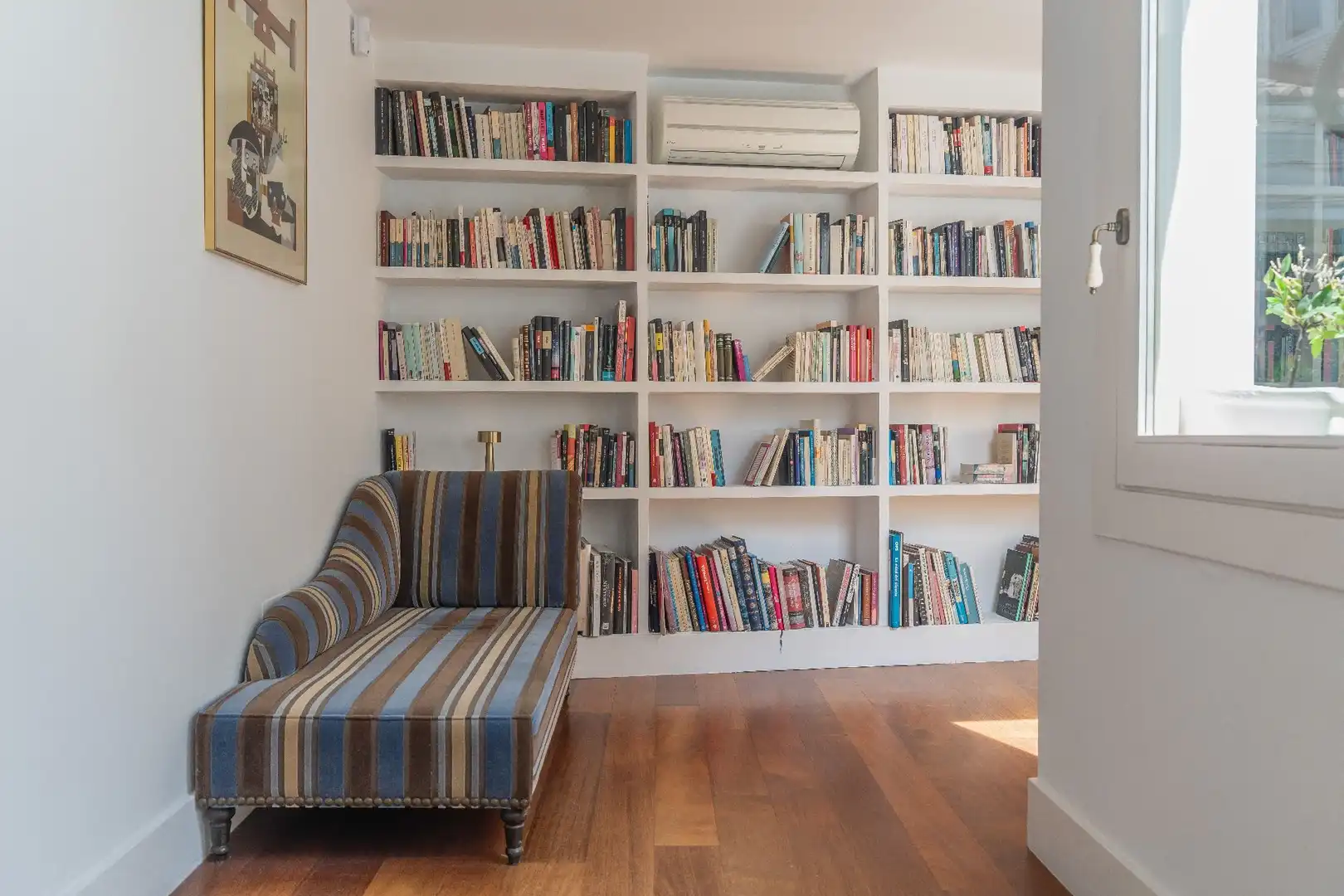 Wohnzimmer von Wohnung zur Miete in Madrid mit Klimaanlage und Heizung