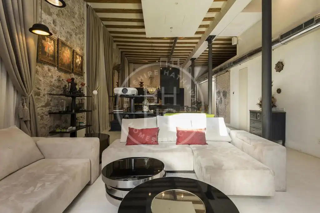 Sala de estar de Apartamento en venta en Barcelona con Aire acondicionado y Calefacción