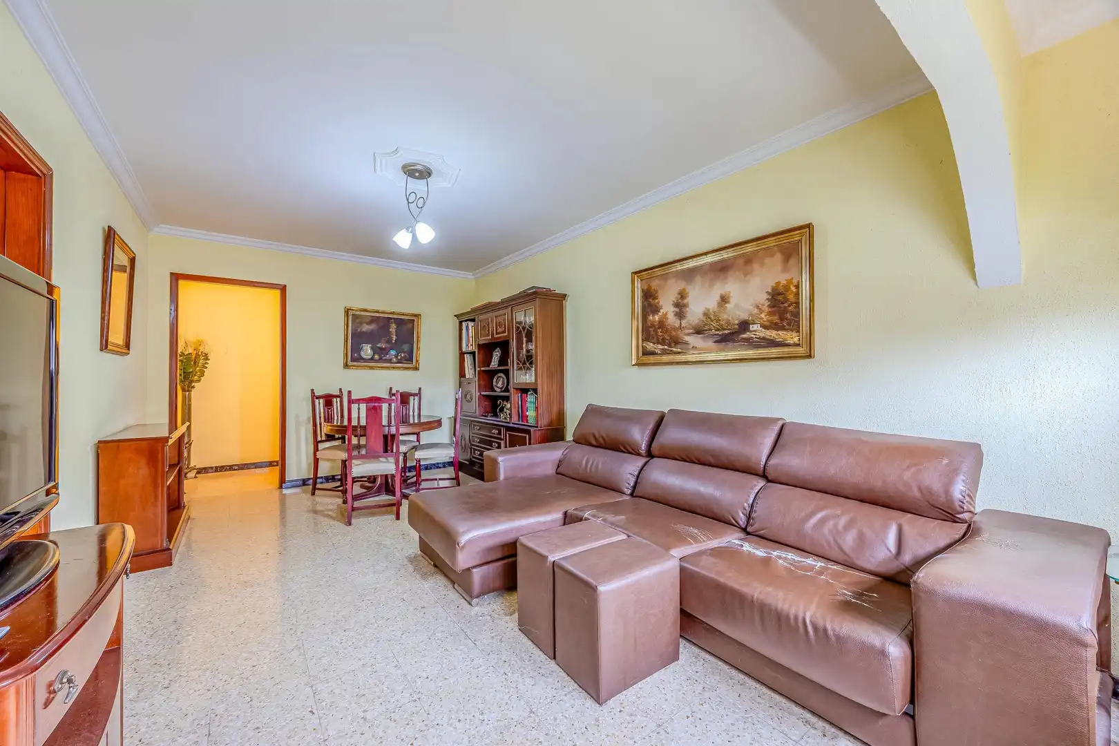 Sala de estar de Apartamento en venta en Las Palmas de Gran Canaria