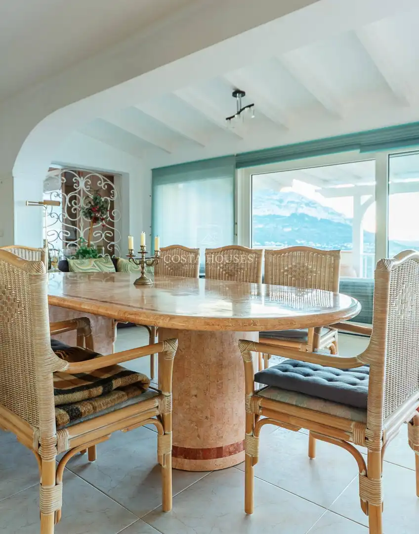 Dining room of Houses for sale in Dénia  with Air Conditioner, Heating and Private garden