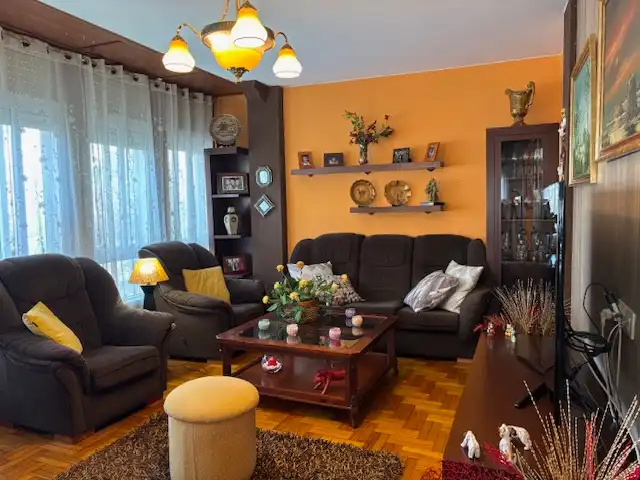 Living room of Duplexes for sale in Ferrol  with Heating, Parquet flooring and Terrace