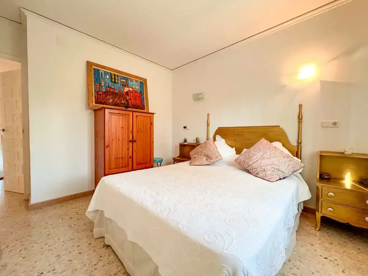 Dormitori de Casa adosada en venda en Dénia amb Aire condicionat i Piscina