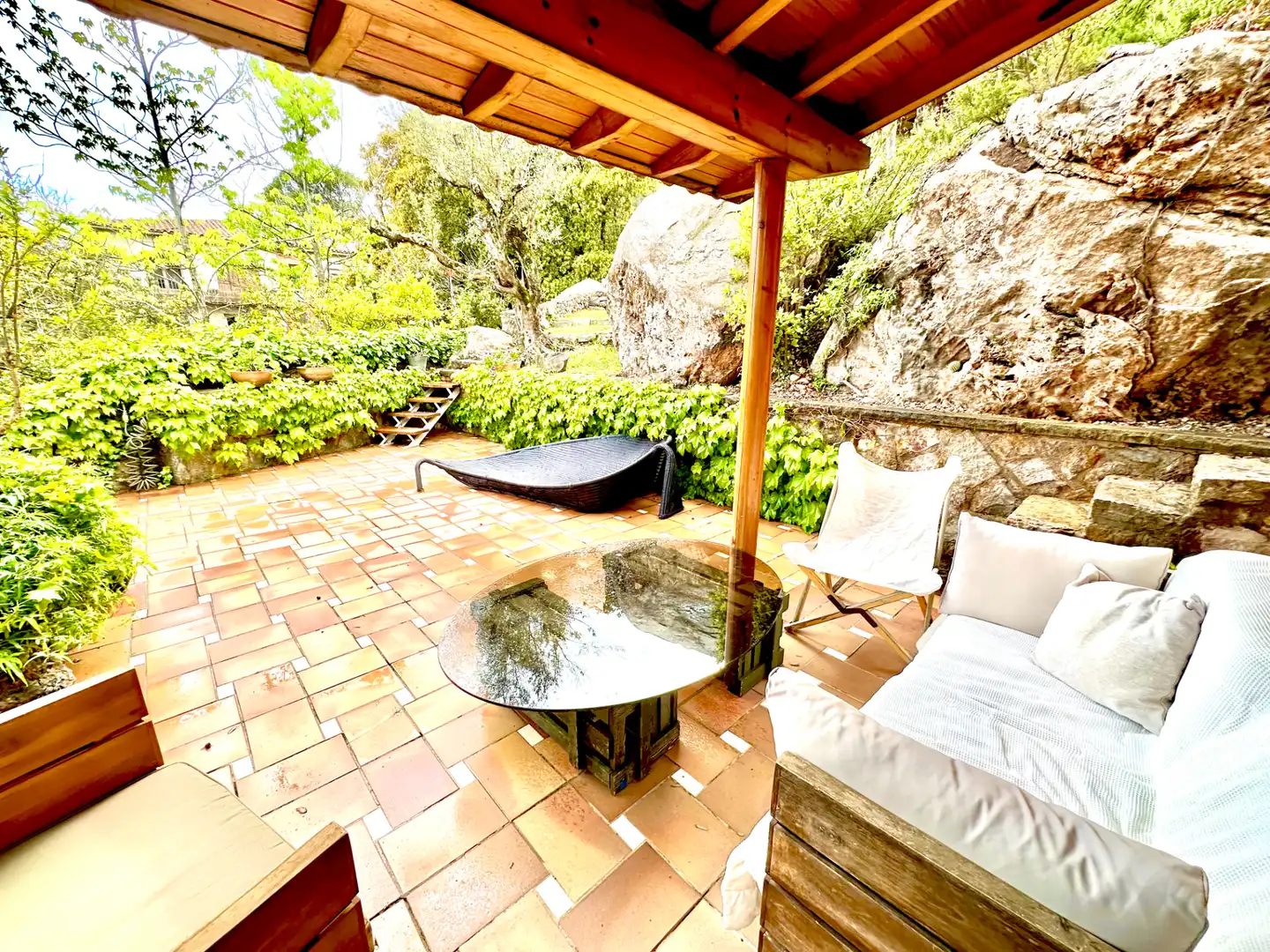 Terrassa de Casa o xalet en venda en Castellar del Vallès amb Calefacció, Jardí privat i Piscina
