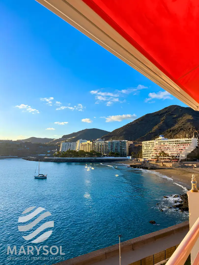 Exterior view of Apartments for rent in Mogán  with Air Conditioner, Terrace and Furnished