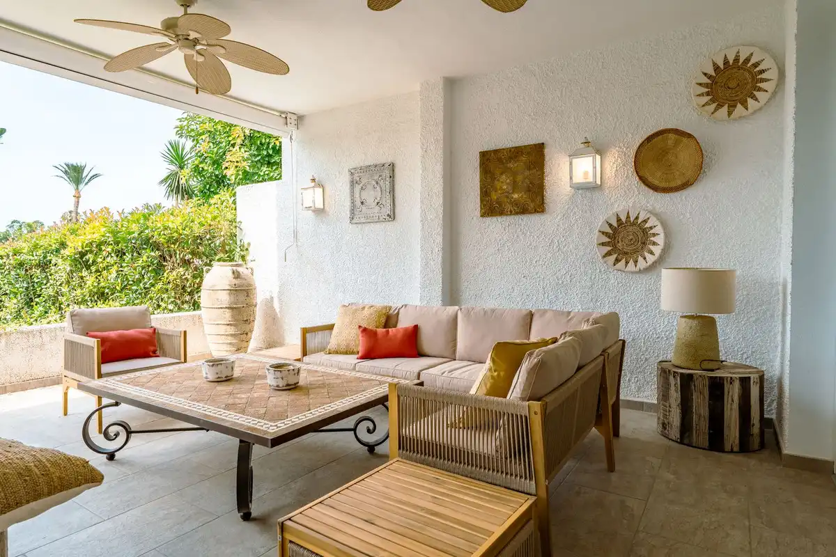 Terraza de Casa o chalet de alquiler en Marbella