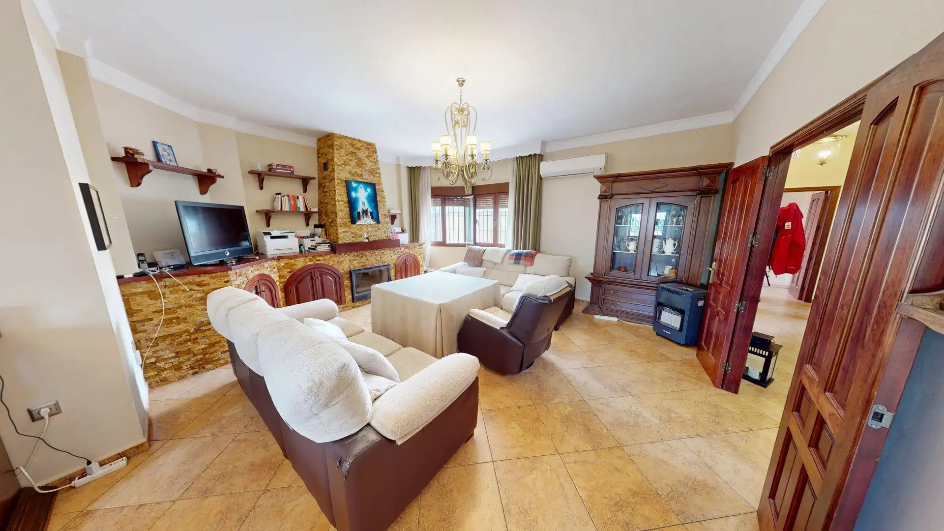 Living room of Houses for sale in Colmenar  with Air Conditioner, Heating and Private garden