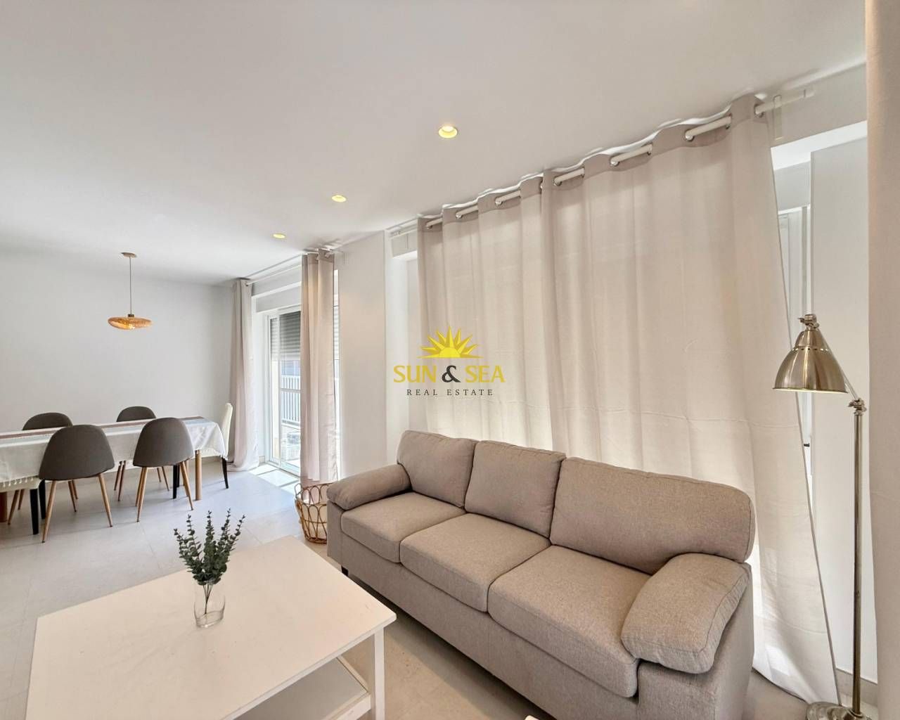 Living room of Apartment to rent in Guardamar del Segura  with Air Conditioner, Heating and Furnished