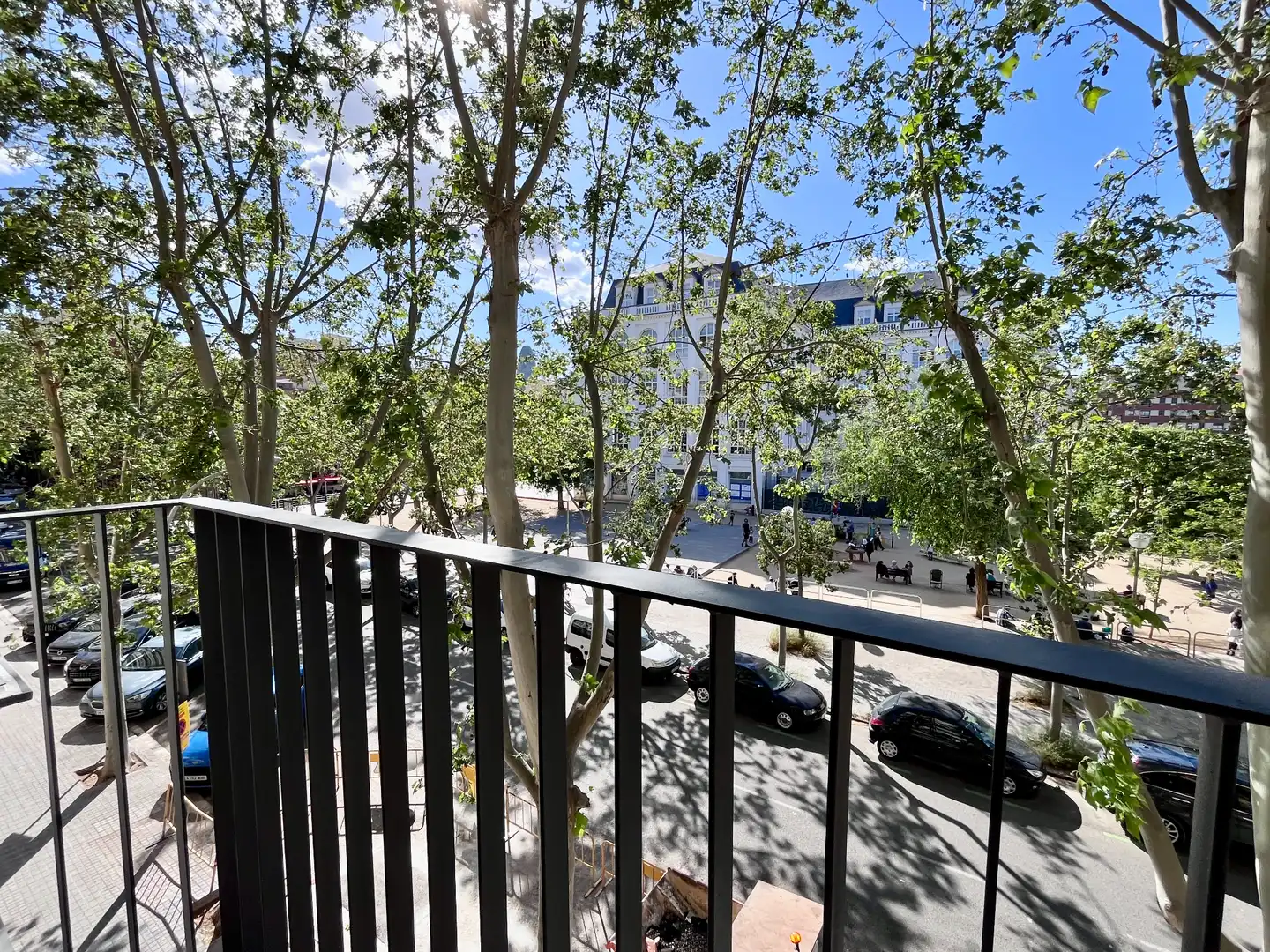 Vista exterior de Piso en venta en Barcelona con Aire acondicionado, Calefacción y Parquet