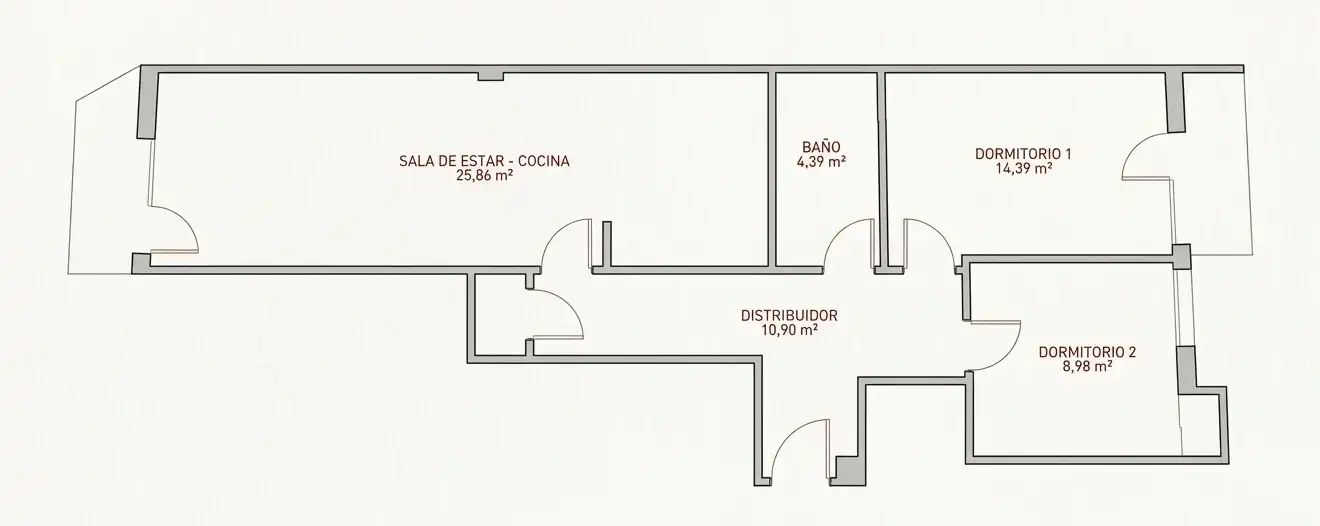 Apartamento en venta en Vilagarcía de Arousa con Calefacción, Terraza y Trastero