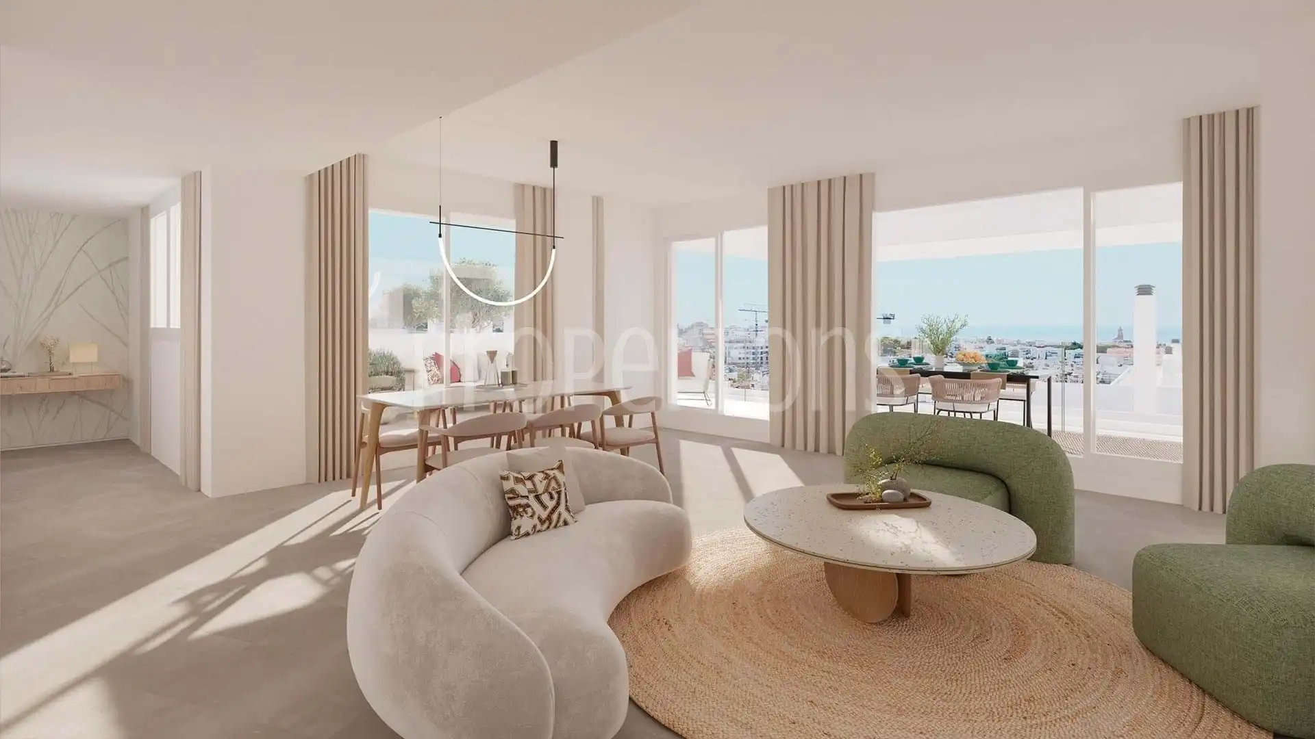 Sala d'estar de Pis en venda en Estepona