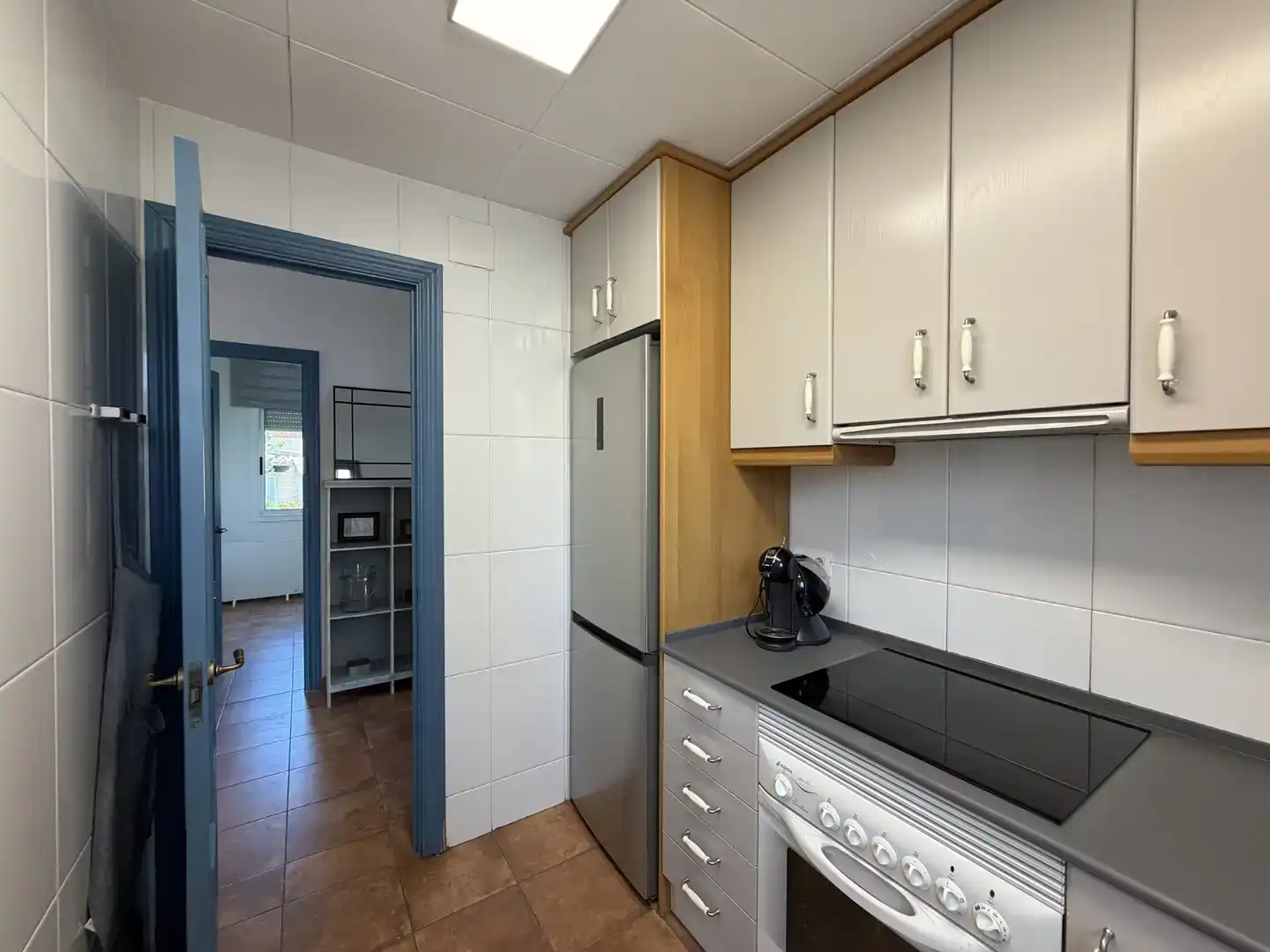 Cuina de Apartament de lloguer en Sant Cugat del Vallès amb Aire condicionat, Jardí privat i Traster