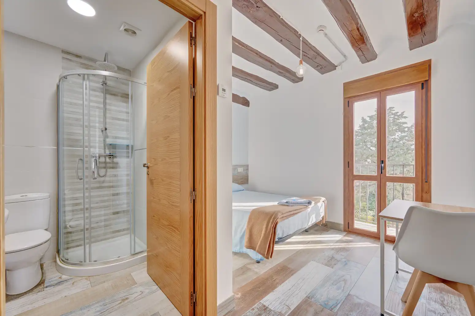 Bedroom of Detached homes for sale in Mañeru  with Air Conditioner, Heating and Private garden