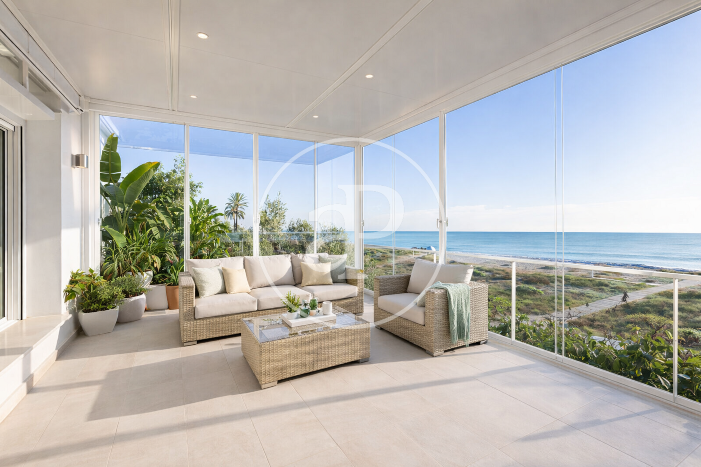 Terraza de Casa o chalet en venta en Sagunto / Sagunt con Aire acondicionado, Calefacción y Jardín privado