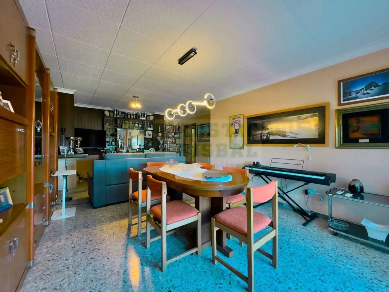 Dining room of Flat for sale in La Bisbal d'Empordà  with Air Conditioner, Heating and Terrace