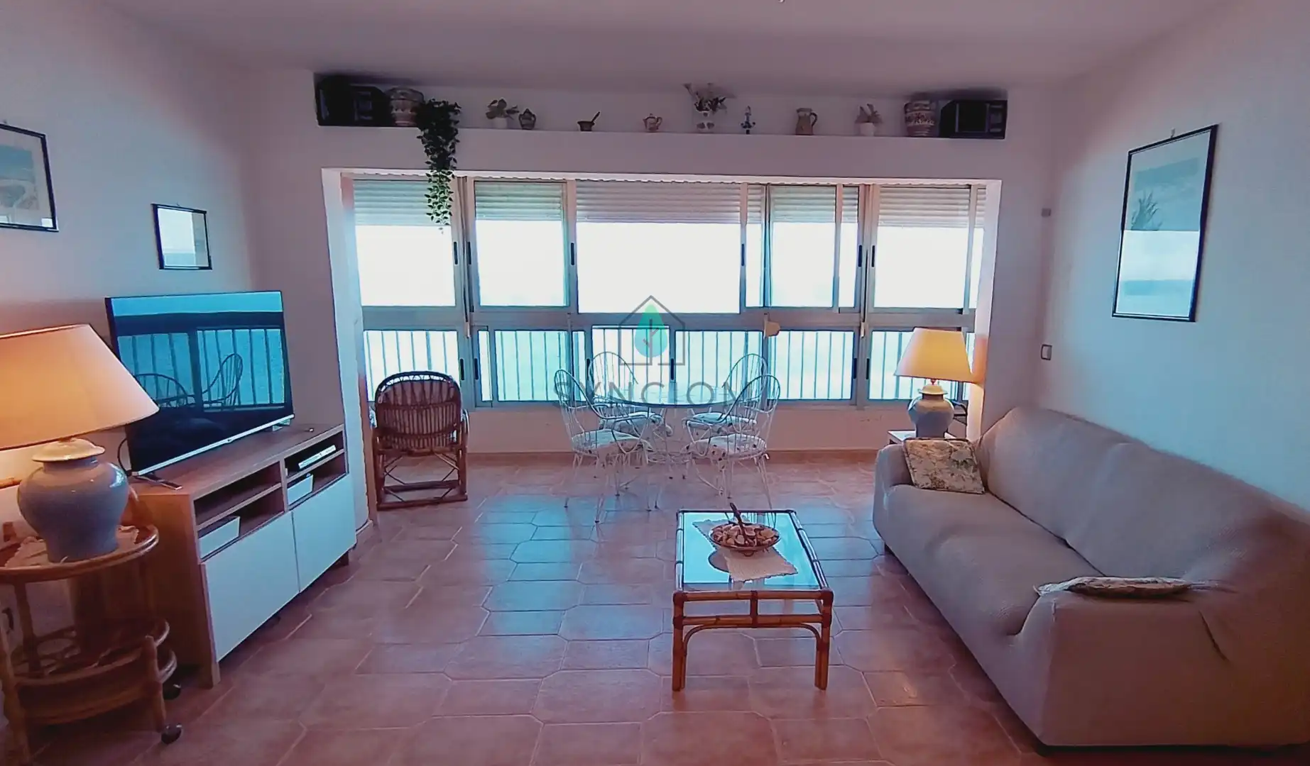 Sala de estar de Piso en venta en Sueca con Calefacción, Terraza y Trastero