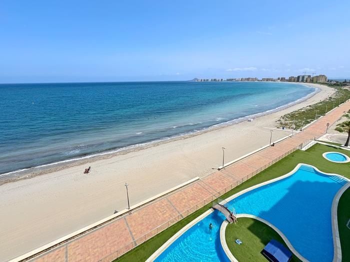 Swimming pool of Apartment for sale in La Manga del Mar Menor  with Air Conditioner, Heating and Terrace