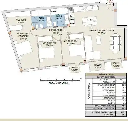 Habitación de Piso en venta en Sant Joan d'Alacant con Trastero, Balcón y Piscina comunitaria